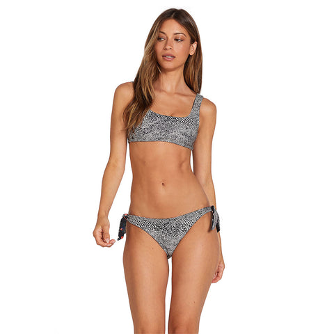 Volcom Leaf It Be Tie Side Bikini Bottom - Black
