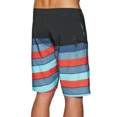 Volcom Lido Liney Mod 21" Boardshorts - Wrecked Indigo Blue