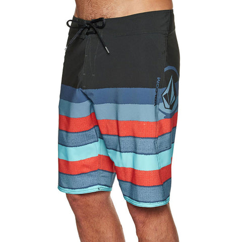 Volcom Lido Liney Mod 21" Boardshorts - Wrecked Indigo Blue