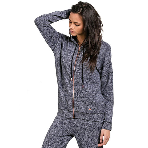 Volcom Lil Zip Hoody - Heather Black