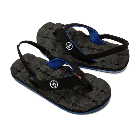 Volcom Boys (2-7) Recliner Sandal - Star White