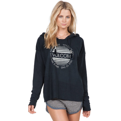 Volcom Lived In Pullover Hoody - Dark Navy