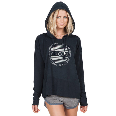Volcom Lived In Pullover Hoody - Dark Navy