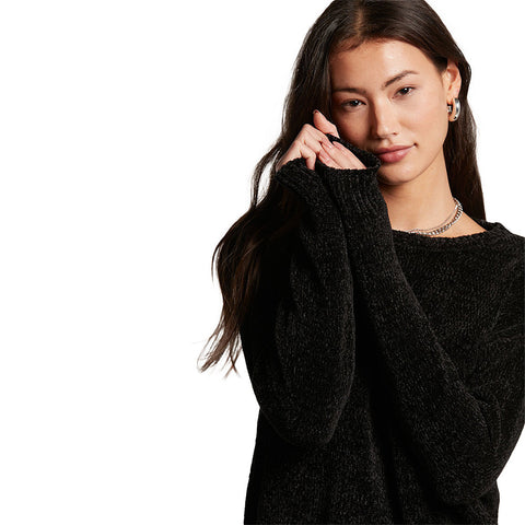 Volcom Lived In Lounge Crew Neck Sweater - Black