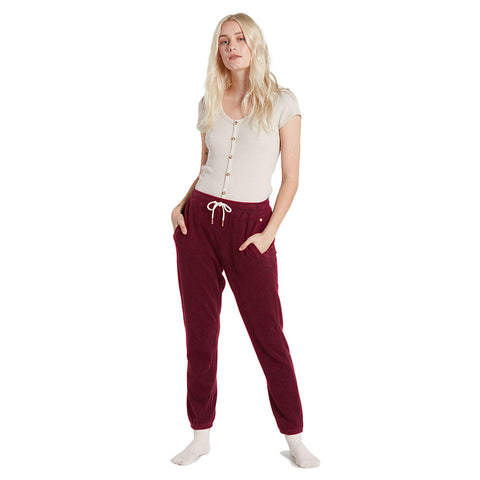 Volcom Lived In Lounge Fleece Pant - Bark Brown