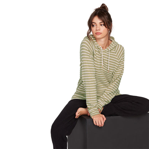 Volcom Lived In Lounge Hoodie - Dusty Green
