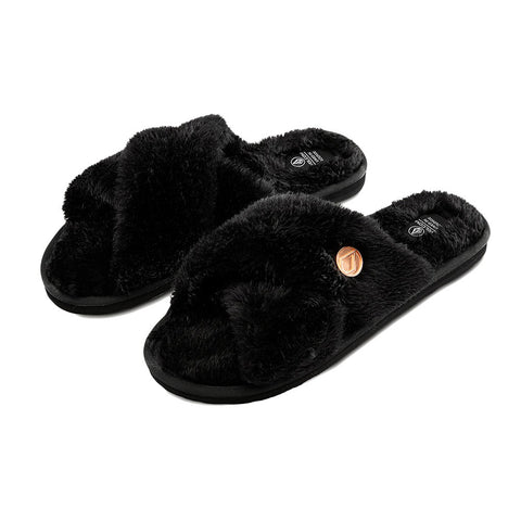 Volcom Lived In Lounge Slip Sandal - Black