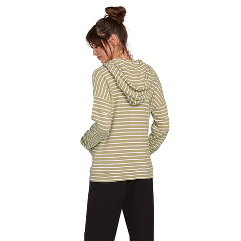 Volcom Lived In Lounge Zip Hoodie - Dusty Green