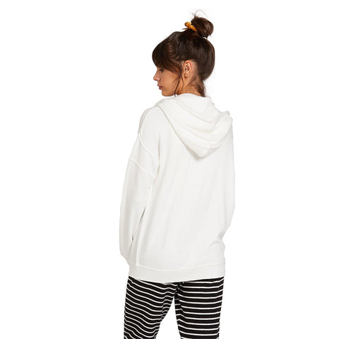 Volcom Lived In Lounge Zip Fleece - White