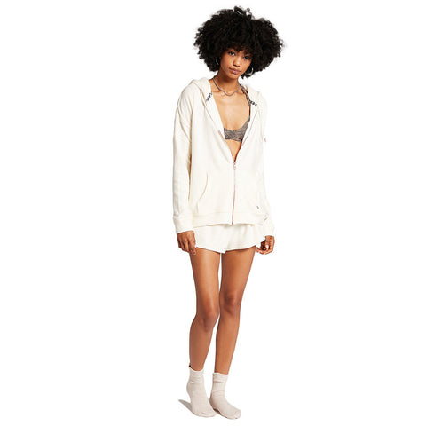 Volcom Lived In Lounge Zip Fleece - Cloud