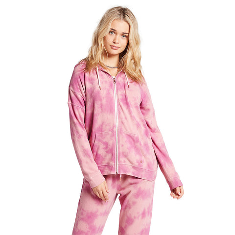 Volcom Lived In Lounge Zip Fleece - Faded Mauve