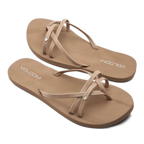 Volcom Look Out Beach Sandal - Tan