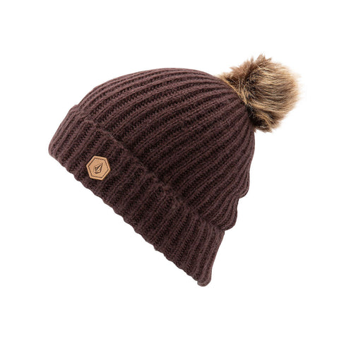 Volcom Lula Beanie - Black / Red