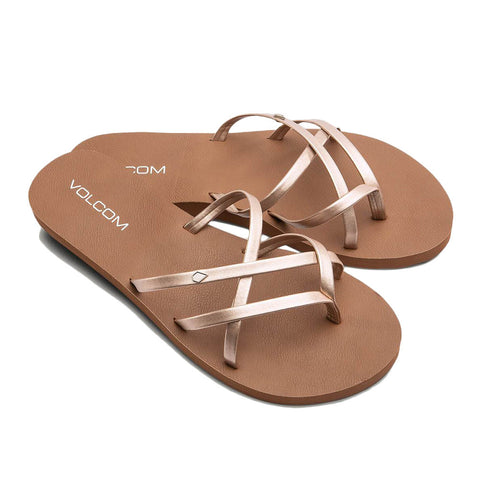 Volcom New School II Sandal - Rose Gold
