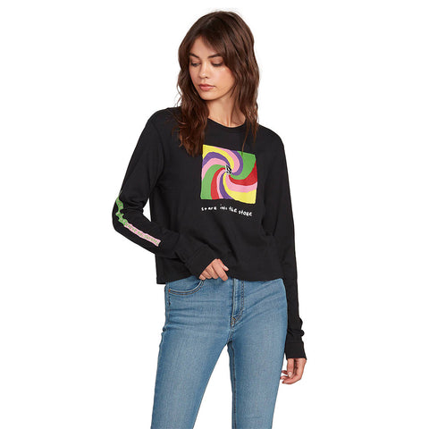 Volcom Ozzie Long Sleeve Tee - Black