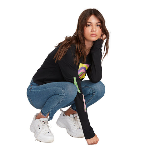 Volcom Ozzie Long Sleeve Tee - Black