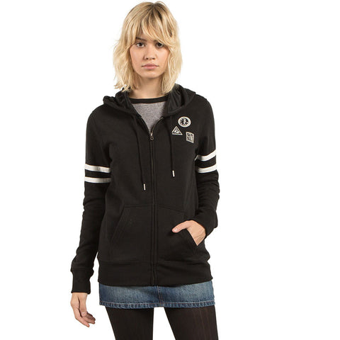 Volcom Past is Past Zip Hoody - Black