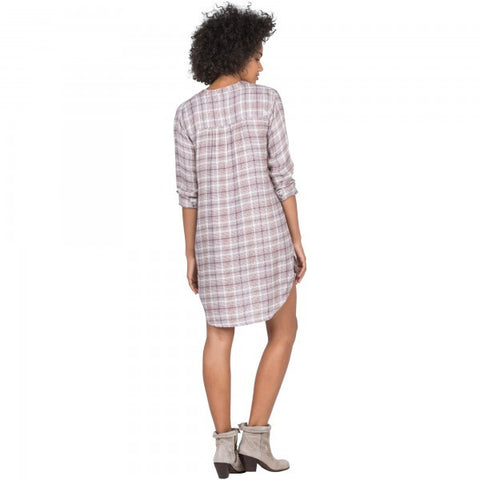 Volcom Plaidazzle Dress - Merlot