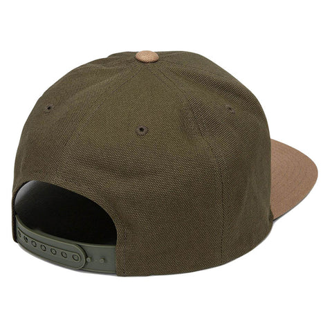 Volcom Quarter Fabric Snapback Hat - Army