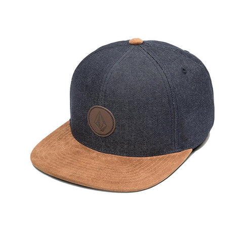 Volcom Quarter Fabric Snapback Hat - Melindigo