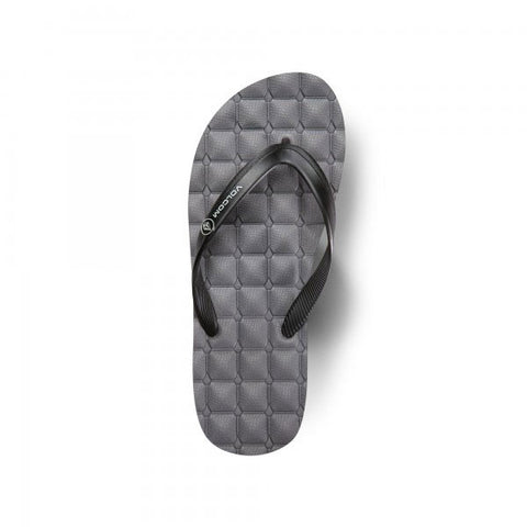 Volcom Recliner Rubber Sandal - Pewter