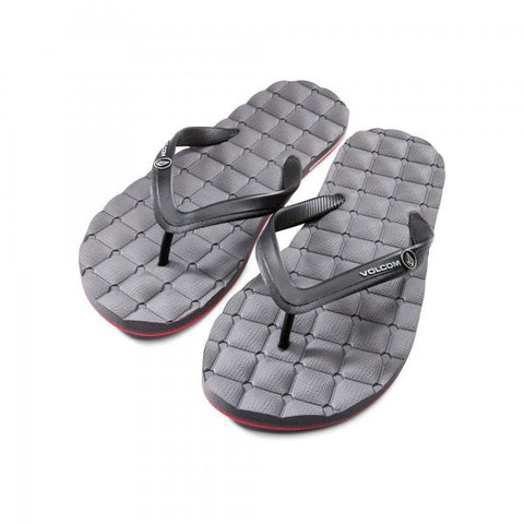 Volcom Recliner Rubber Sandal - Pewter