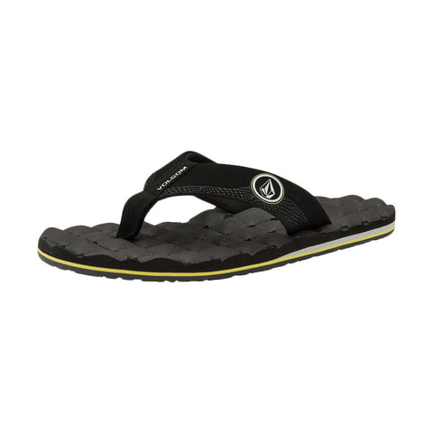 Volcom Recliner Sandal - Sulfur Black