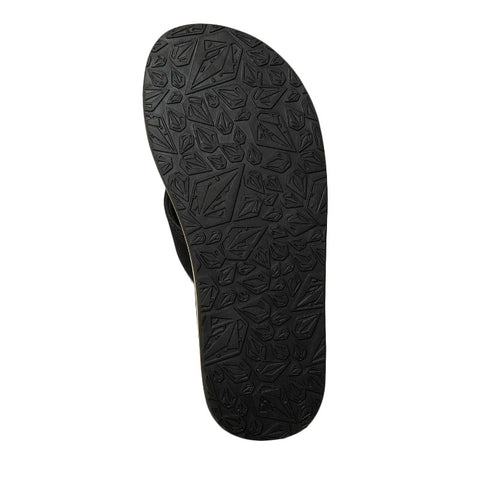 Volcom Recliner Sandal - Sulfur Black