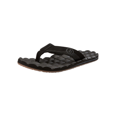 Volcom Recliner Sandal - Black Destructo