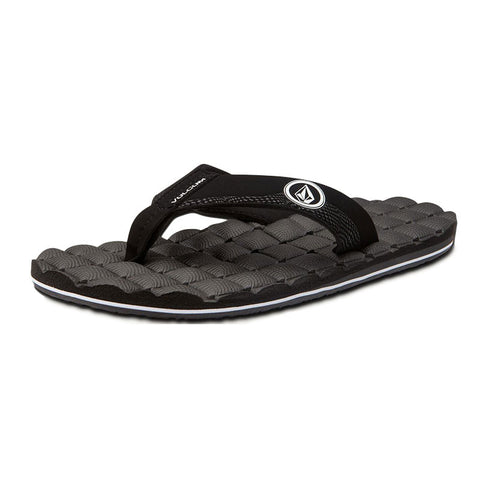 Volcom Recliner Sandal - Black / White