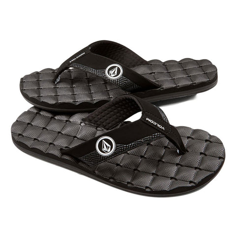 Volcom Recliner Sandal - Black / White