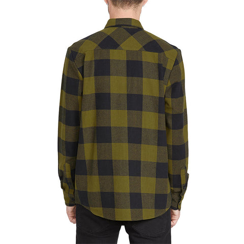 Volcom Shade Stone L/S Flannel - Sonic Green