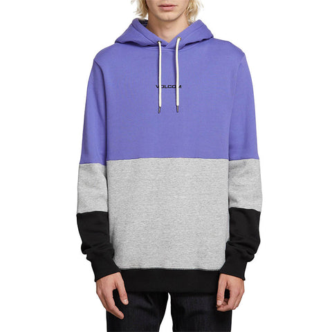 Volcom Single Stone Division Pullover Hoodie - Dark Purple