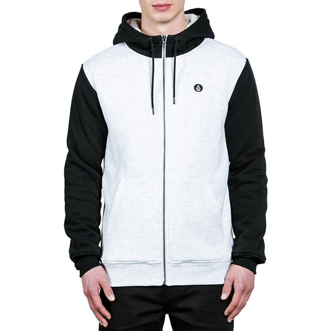 Volcom Single Stone Lined Zip Hoodie - Mist