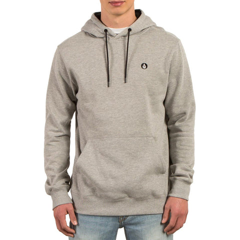Volcom Single Stone Pullover Hoodie - Grey