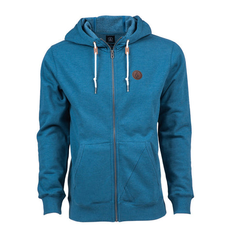 Volcom Single Stone Zip Hoodie - Sun Faded Indigo