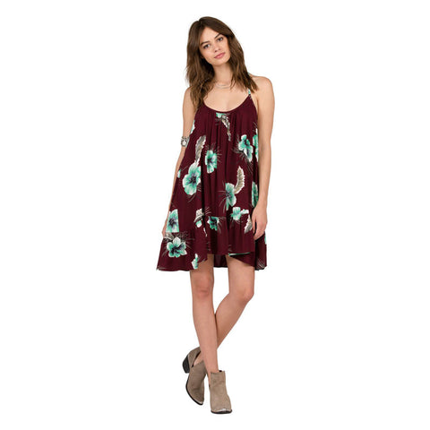 Volcom Stampede Dress - Merlot