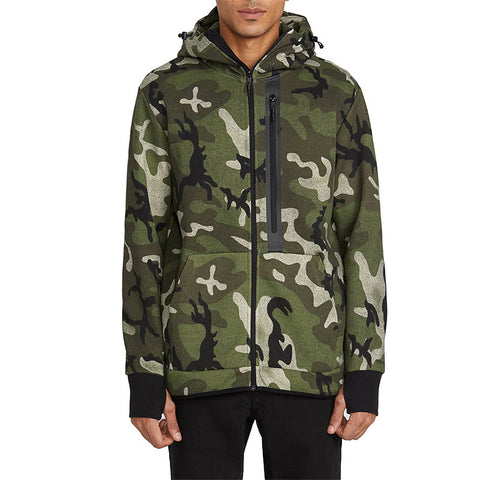 Volcom Stone Guide Zip Hoodie - Camo