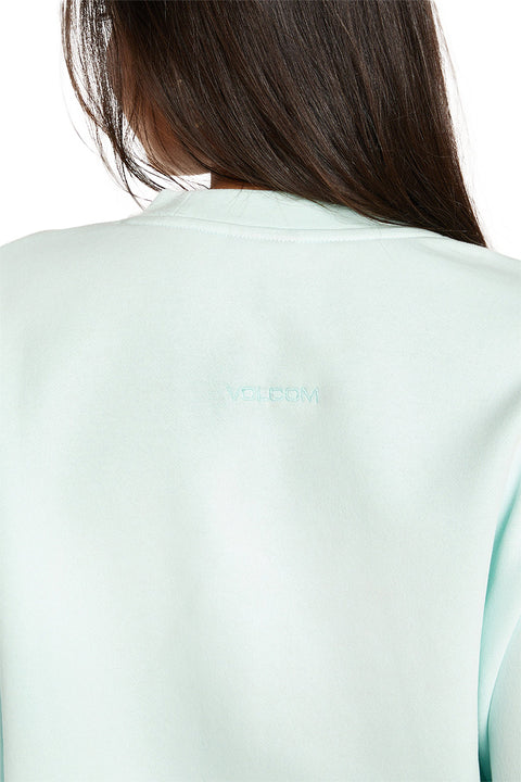 Volcom Stone Heart II Crew Sweatshirt - Pale Aqua - Back