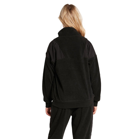 Volcom Street Stone Fleece Quarter-Zip Pullover - Black