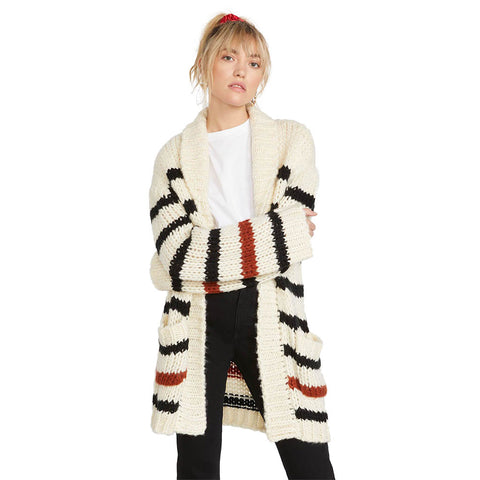 Volcom The Big Cozy Cardi - Star White
