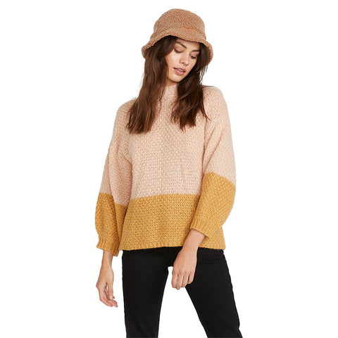 Volcom The Shevers Sweater - Dusty Rose