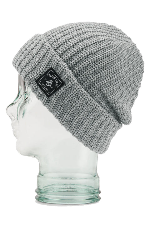 Volcom Thick Knit Beanie - Heather Grey