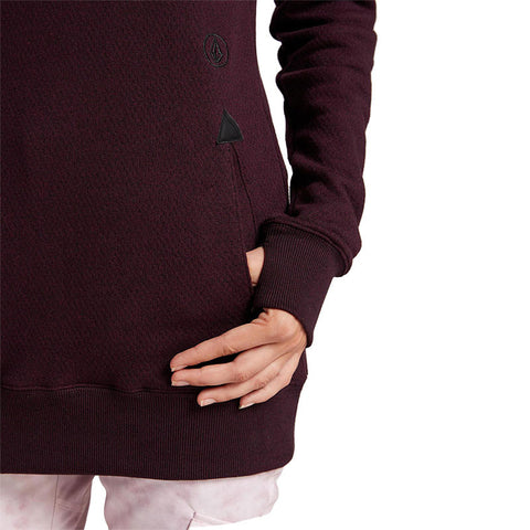 Volcom Tower Pullover Fleece - Merlot