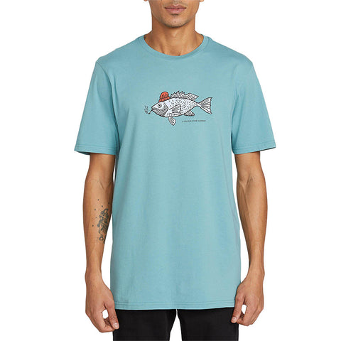 Volcom Trout There S/S Tee - Agave