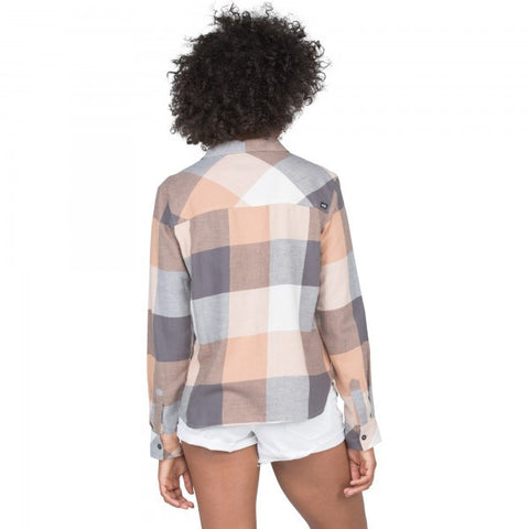 Volcom Tru Flame LS Flannel - Mushroom