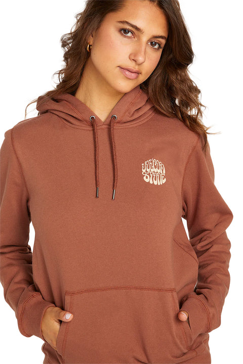 Volcom Truly Deal Hoodie - Dark Clay