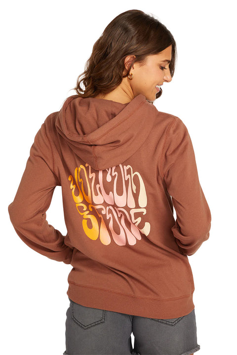 Volcom Truly Deal Hoodie - Dark Clay - Back