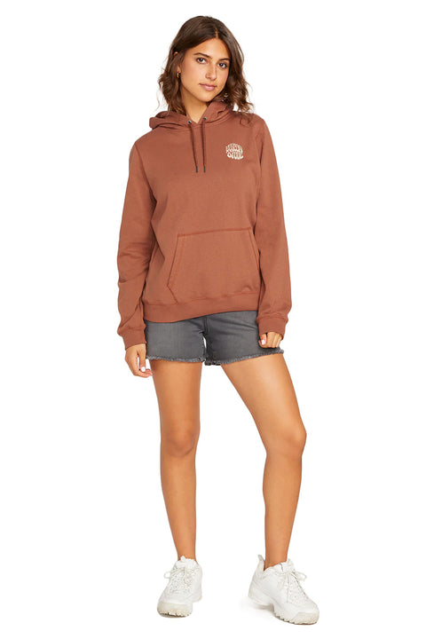 Volcom Truly Deal Hoodie - Dark Clay - Full