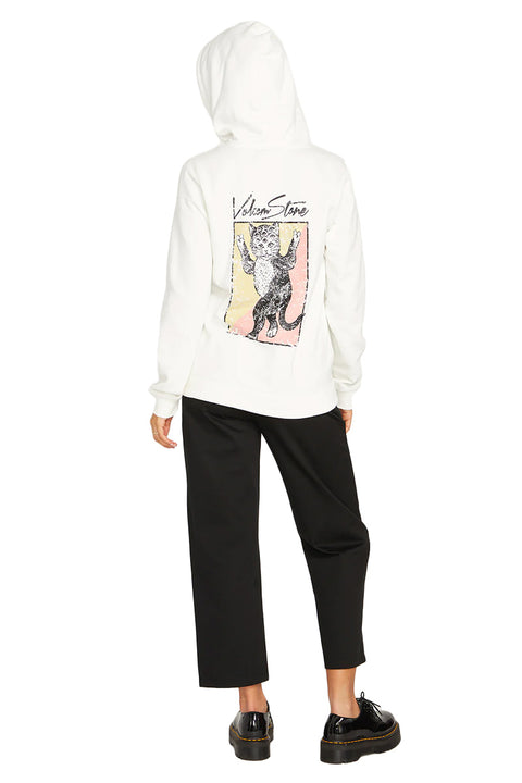 Volcom Truly Deal Hoodie - Star White - Back